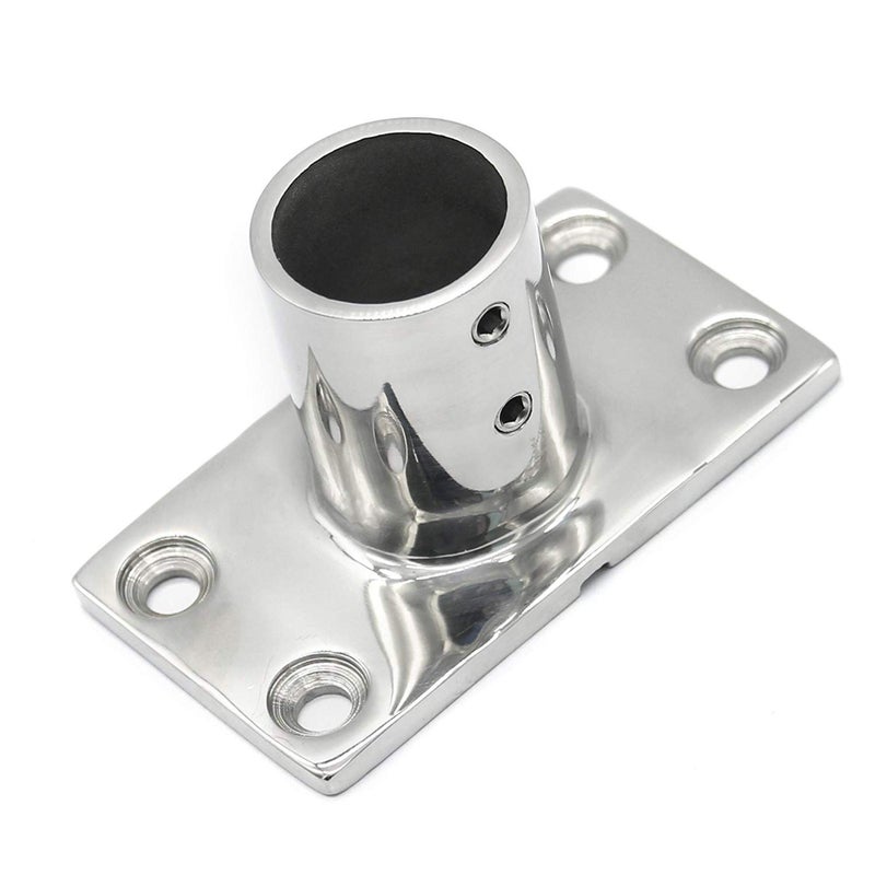 NRC&XRC Boat Hand Rail Fitting-90 Degree 1 inch Rectangular Base-Marine 316 Stainless Steel usd by Boats/Awning - Image 1